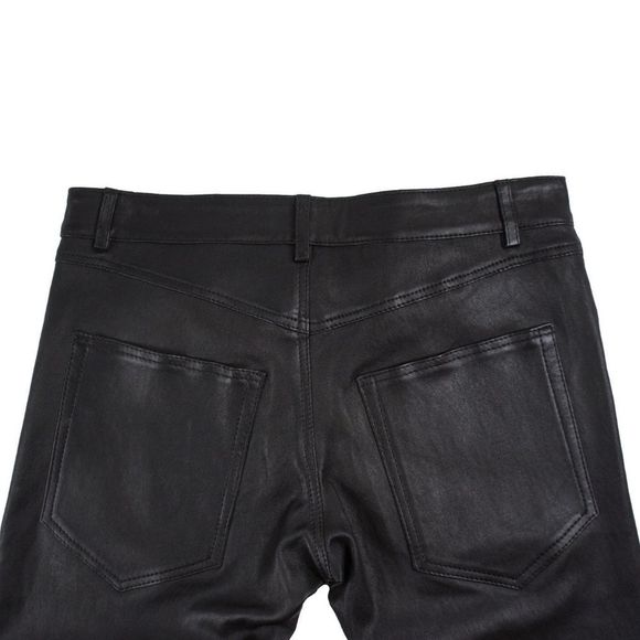 ALEXANDRE VAUTHIER Black Leather Skinny Pants - Picture 6 of 8